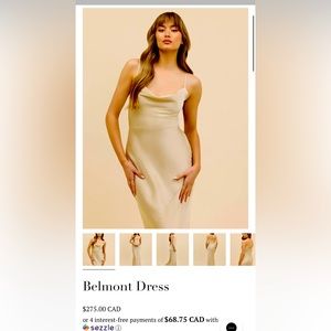 - Park & Fifth Bridesmaid Dress (Gold) Size L (can be maternity)